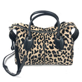 Leopard Print Pony skin-effect Leather Handbag / TOD'S