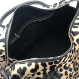 Leopard Print Pony skin-effect Leather Handbag / TOD'S