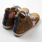 Leopard Print Suede Sneakers - model FRANCY / GOLDEN GOOSE - Size 38