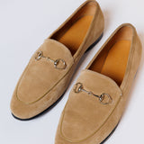 Light Beige Suede JORDAAN Loafers / GUCCI - Size 39