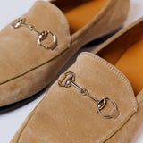 Light Beige Suede JORDAAN Loafers / GUCCI - Size 39