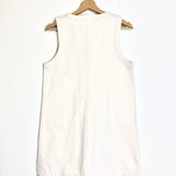Light Beige TROPEZ Sleeveless Denim Mini Dress / REFORMATION - Size US 6