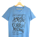 Light Blue BOXER Tunisian Printed T-shirt / ZADIG & VOLTAIRE - Size S