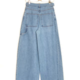 Light Blue CELANA Denim High-rise Wide-leg Jeans / FENDI - Size 38