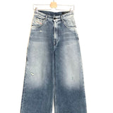 Light Blue D-LUITE Wide High Waist Jeans / DIESEL - Size 25