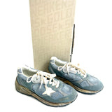 Light Blue DAD-STAR Mesh and Suede Running Sneakers / GOLDEN GOOSE - Size 38