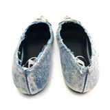 Light Blue Denim D-Venus Pointed Toe Ballerinas / DIESEL - Size 38