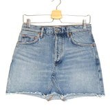 Light Blue Denim Mini Skirt / AGOLDE - Size 27