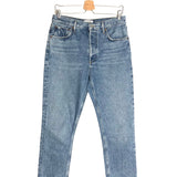 Light Blue Denim RILEY CROP High Rise Straight Leg  Jeans / AGOLDE - Size 26