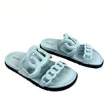 Light Blue EXTRA Leather Sandals / HERMES - Size 40