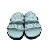 Light Blue EXTRA Leather Sandals / HERMES - Size 40