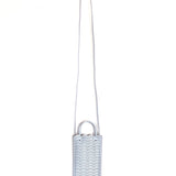 Light Blue GARANCE Leather Phone Pouch / ALAIA