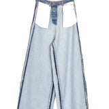 Light Blue Inside-out Baggy Jeans / VETEMENTS HAUTE COUTURE - Size 28