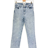 Light Blue SARAH Straight Ankle Distressed Hem Jeans / PAIGE - Size 26