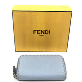Light Blue SELLERIA Zip-around Mini Wallet / FENDI - One Size