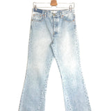 Light Blue TRUDY High Waist Straight Leg Denim Jeans / MAJE - Size 38