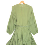 Light Green ELLA Poplin Belted Mini Dress / RHODE - Size S