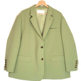 Light Green TANSY Oversized Blazer Jacket / THE FRANKIE SHOP - Size XS