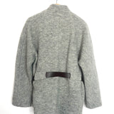 Light Grey CAROLE Wool Belted Coat / BA&SH - Size 1