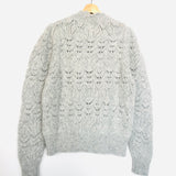 Light Grey GALINI Wool-blend Knit Sweater / ISABEL MARANT - Size 38