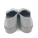 Light Grey Quilted Lambskin Leather CC Turnlock Loafers / CHANEL - Size 37