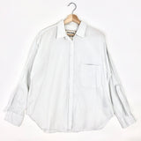 Light Grey TAMARA Striped Oversized Cotton Shirt / ZADIG & VOLTAIRE - Size M