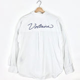 Light Grey TAMARA Striped Oversized Cotton Shirt / ZADIG & VOLTAIRE - Size M
