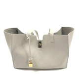 Light Grey/White Smooth Calfskin Soft 16 Cabas / CELINE