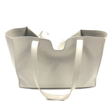 Light Grey/White Smooth Calfskin Soft 16 Cabas / CELINE