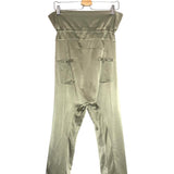 Light Khaki Green SALSA Satin-effect Sarouel Pants / MES DEMOISELLES... - Size 38