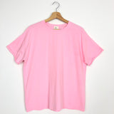 Light Pink Plain Cotton  Tee - One Size