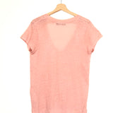 Light Pink RODEO Linen V-neck T-shirt / IRO - Size S