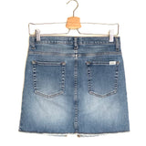 Light Used Blue Destroy LATIN Denim Mini Skirt / BA&SH - Size 1