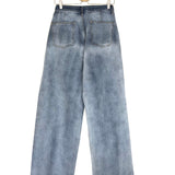Light Wash/Blue HAYLA Contrast Denim Jeans / THE FRANKIE SHOP