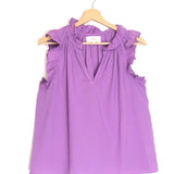 Lilac BEX Cotton Poplin Sleeveless Top / XIRENA - Size S