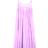 Lilac FALABELLA Organic Cotton Veil Maxi Dress STELLA MCCARTNEY - Size L