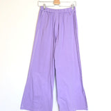 Lilac Heart Embroidered Cotton Sweatpants / FORTE_FORTE - Size 2