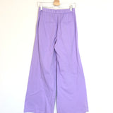 Lilac Heart Embroidered Cotton Sweatpants / FORTE_FORTE - Size 2