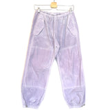 Lilac Out of sight Poplin/Air flap/Snap Jump Pants / FREE CITY - Size XS