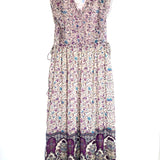 Lilac RIMANA Floral-print Chiffon Sleeveless Maxi Dress / ZADIG & VOLTAIRE - Size S