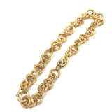Maille ARIANNE Necklace Crafted in Circular Mesh from Golden Thread / GAS BIJOUX