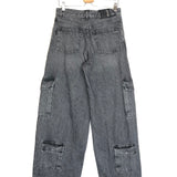 Marble Black BETHANY Cargo Wide Jeans / HAIKURE - Size 26