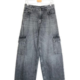 Marble Black BETHANY Cargo Wide Jeans / HAIKURE - Size 26