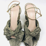 Metallic Gold CAMELLIA Sandals / LOEFFLER RANDALL - Size 39.5