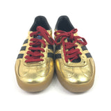 Metallic Gold GAZELLE Leather Sneakers / GUCCI X ADIDAS - Size 38