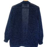Metallic Midnight Blue Knitted Cardigan / ESSENTIEL ANTWERP - Size S