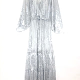Metallic Silver VIANCA Maxi Dress / BA&SH - Size XS