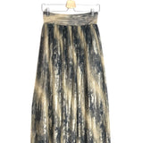 Metallic Tie Dye JACINTE Pleated Midi Skirt / BA&SH - Size 1