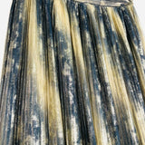 Metallic Tie Dye Pleated JACINTE Midi Skirt / BA&SH - Size S