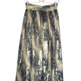 Metallic Tie Dye Pleated JACINTE Midi Skirt / BA&SH - Size S